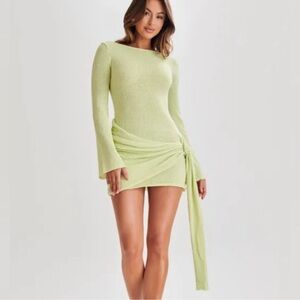 Meshki Liana Long Sleeve Knit Mini Dress